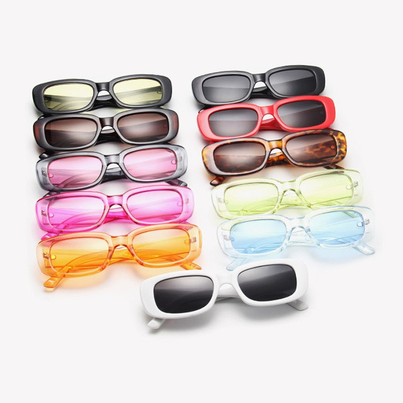 Women's UV 400 Rectangle Shaped Sunglasses