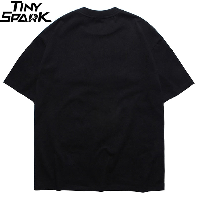 Streetwear Harajuku Tshirt Pink Cloud Hip Hop T Shirt Men Summer Short Sleeve T-Shirt Cotton Fashion Black Tops Tees HipHop-2