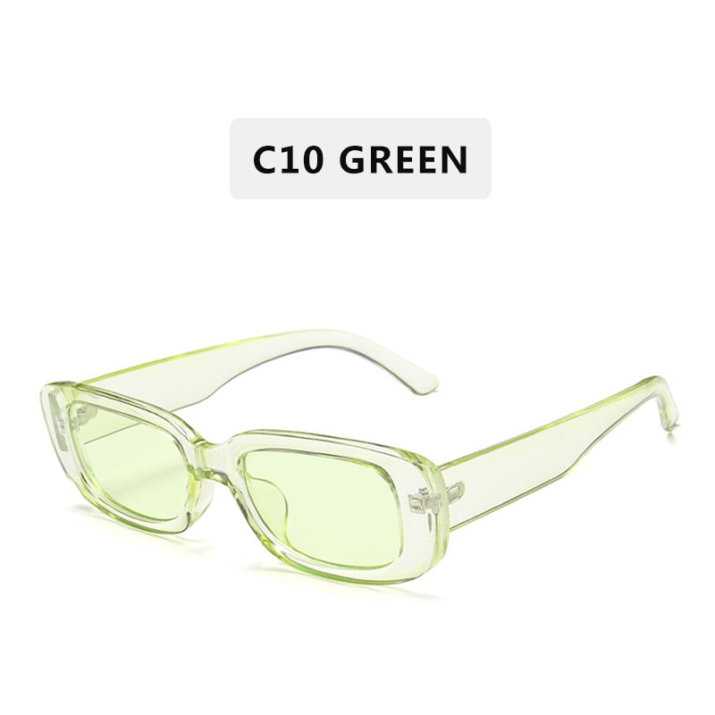 Women's UV 400 Rectangle Shaped Sunglasses