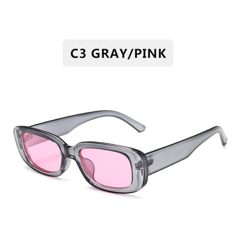 Women's UV 400 Rectangle Shaped Sunglasses