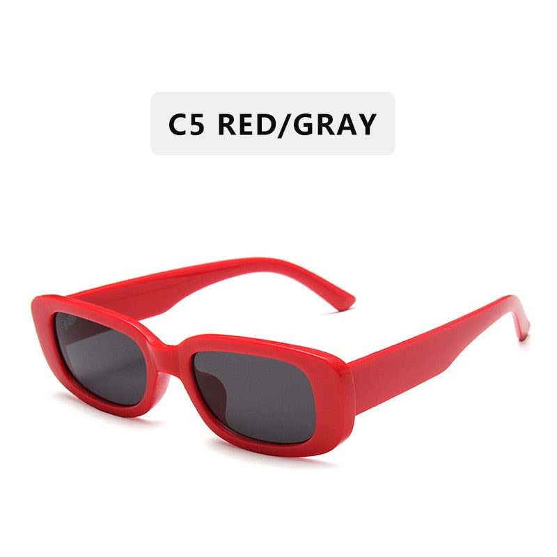 Women's UV 400 Rectangle Shaped Sunglasses