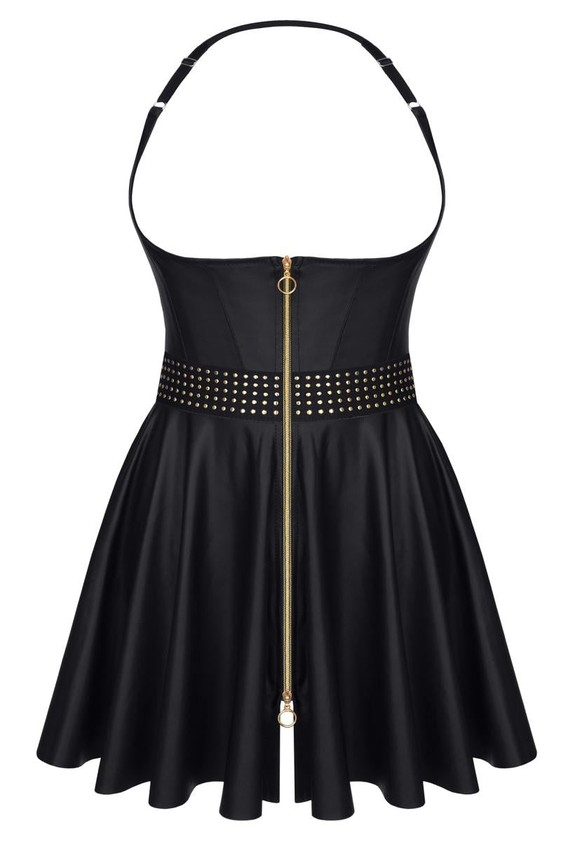 schwarzes Minikleid CBAva001 - 2XL-0