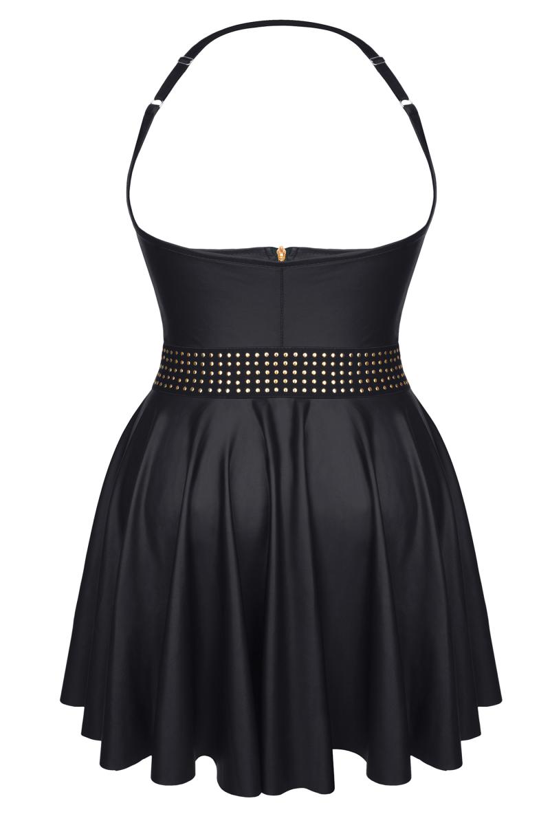 schwarzes Minikleid CBAva001 - 2XL-1