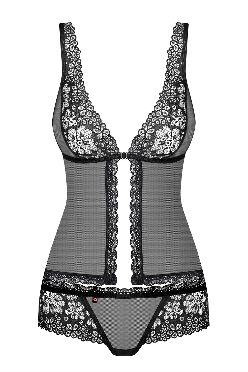 856-BAB-1 Babydoll schwarz - L/XL-2
