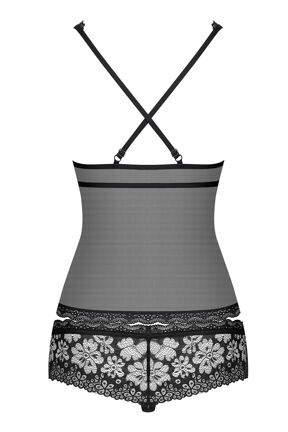 856-BAB-1 Babydoll schwarz - L/XL-3