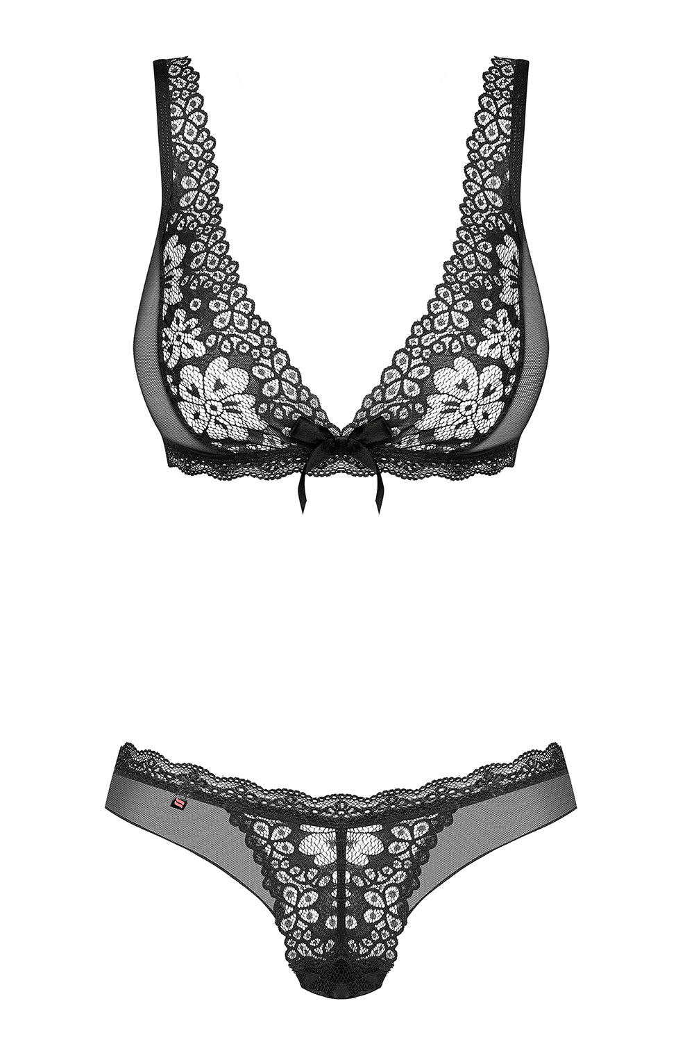 856-SET-1 2-teilges Set schwarz - L/XL-2
