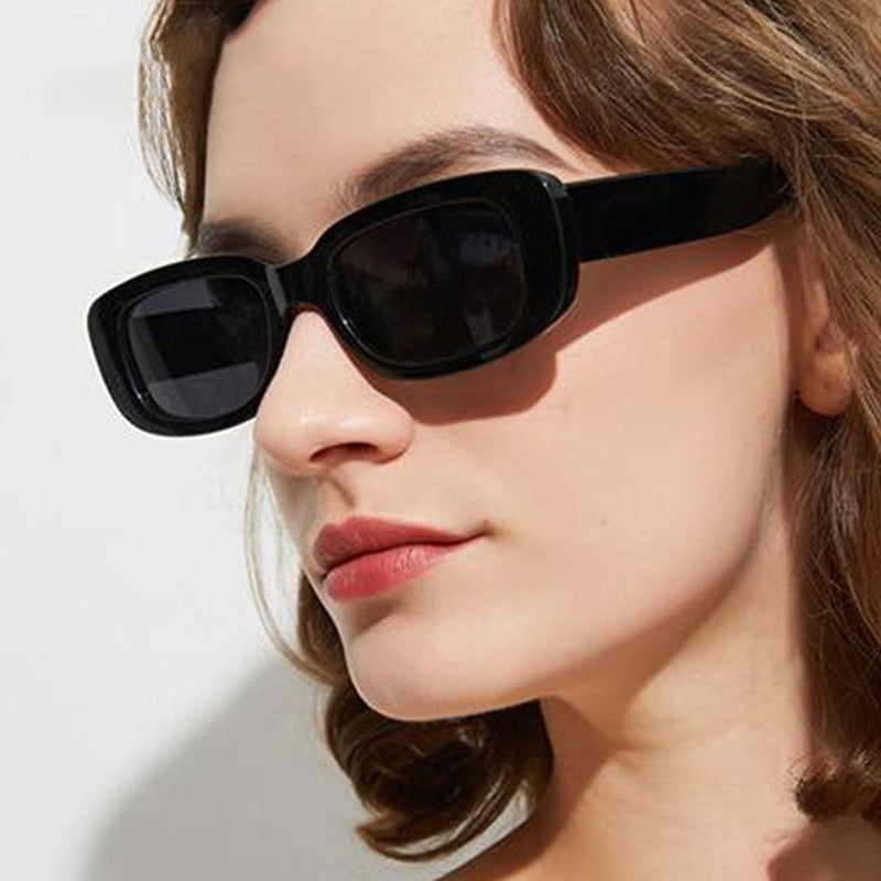 Women's UV 400 Rectangle Shaped Sunglasses